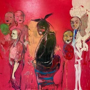 Carlos quintana 200 x 200 cm Oleo sobre lienzo